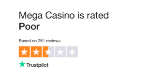 Mega Casino Trustpilot Score