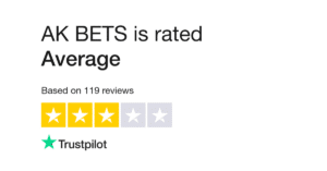 AK Bets Trustpilot score