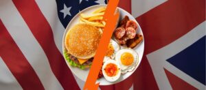 Bally Casino UK vs US food